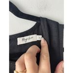 Magic  LINEN Black Linen Asymmetrical Flowy Light‎ Dress Royal Toscana Size Small Photo 7