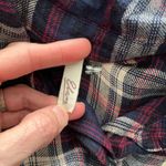 Elan  oversized ruffled flannel shirt Photo 1