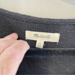 Madewell  Black Long Sleeve Eyelet Top Size XL Photo 3