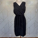 Derek Lam  10 Crosby Black Silk Criss Cross Dress‎ Photo 2