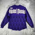 Disney  Parks Haunted Mansion Spirit Jersey Shirt Purple Ghost Host Unisex XS‎ Photo 3