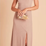 Birdy Grey  Jay Crepe Dress In Taupe Photo 0