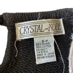 Crystal Kobe Holiday Beaded Sweater Black Photo 4