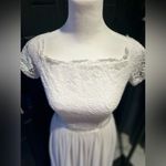 DRESSYSTAR Women's Off Shoulder/Lace Top & Sheer to Floor Cocktail Dress/Size:SM Photo 4