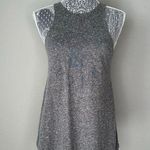 RVCA Dark Grey Heather Graphic Front Swing Tunic Tank Top Shirt Womens Size XS Photo 0