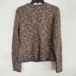 CAbi Womens Ritz Sweater Sz M Earth Tones Knit Double Breasted Classic Cardigan Photo 7