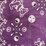 Grateful Dead  purple dancing bear bandana Photo 9