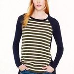 J.Crew Striped Elbow Patch Sweater XXS Photo 0