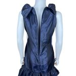 Samantha Treacy Navy Blue Taffeta Cocktail Dress Size 6 Photo 6