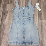 Michael Kors New  Women's Button-Down Blue Denim Mini Dress Size medium jean Photo 1