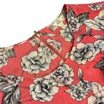 Pink Rose - Floral Coral and White Blouse Photo 2