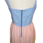 Cynthia Rowley linen mini sundress color block spring European summer Photo 5