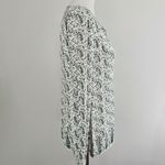 Lucky Brand  Green Multi Border Print Paisley Blouse Size Small Photo 3