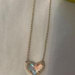 Kendra Scott Iridescent Gold heart necklace Photo 2