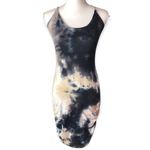 Heart & Hips Heart Hips Tie-Dye Ruched Criss Cross Back Bodycon Dress Photo 30
