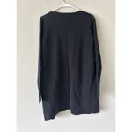 J. Crew Black Vanessa Long Cardigan Sweater Jacket Cotton Size Small Comfort Photo 1