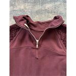 Lululemon  Floral Flock Pullover in Black Cherry Size 4 Photo 2