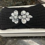 Bedazzled Crystal Headband Ear warmers New Black Photo 0