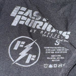 Affliction Fast and furious by  black white short sleeve shirt top Graphic shirt Photo 1