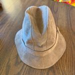 Vintage Suede Bucket Hat Large Brown Made in USA 90s Streetwear Totes Retro Tan Photo 4