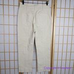 Ann Taylor NEW The Straight Cotton Twill Pants Jeans Oat Ivory, 10P Photo 6