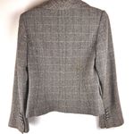 H&M Womens Blazer Size US 8 EU 38 Gray Herringbone Wool Blend Jacket Photo 1