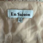 EN SAISON Floral Eyelet Lace Babydoll Short Sleeve Square Neck Dress EUC Small Pink Photo 10
