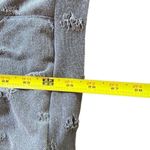 PURPLE DISTRESSED FRENCH TERRY RAGLAN HOODIE Purple Size M Photo 3