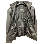 wilson's leather Wilson’s Maxima Genuine Black Lined Leather Zip Up Jacket with Pockets Photo 3
