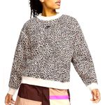 Nike  Women's Black and White Leopard Print Sweater Photo 0
