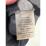 Ann Taylor Womens NAVY GRAY STRIPE SHORT SLEEVE GOLD BUTTONS SWEATER SIZ… Photo 7