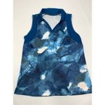 Slazenger Women's Marble Pin Tuck Sleeveless Golf Polo Size Medium Photo 2