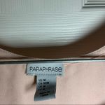 Paraphrase  Light Pink Scoop Neck Scalloped Hem Blouse M Photo 1