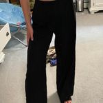 Forever 21 Black Linen High Waisted Pants Photo 0