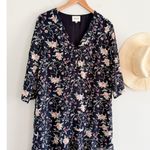 Sézane | Sezane | Robe Aure Floral Mini Dress Navy | Sz 38 / US Sz 6 Photo 0