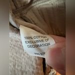 J.Jill  Denim Ruffle Trim Corduroy Jacket Unique Buttons Pockets Vintage Large Photo 2