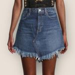 Free People | Bailey Fringe Denim Mini Skirt | Size 27 | NWOT Photo 0