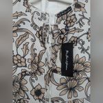 For Love & Lemons New nwt floral dress plunging neck printed bell sleeve Photo 1