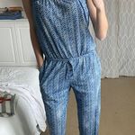 Abbeline Strapless Blue Jumpsuit Photo 0