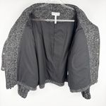 Apiece Apart  Selva Herringbone Crop Bomber Jacket
Size Large Black White Wool Photo 11