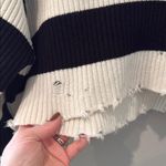 Princess Polly  London Bridge Striped Distressed Sweater size XS/S Photo 3