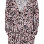 Venus Pink Floral Print Blouse Size 2X Plus Size Floral Blouse Photo 0