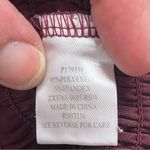 Almost Famous Velour Smocked Burgundy Top Size XL Dark Academia Witchy Gothic Photo 5