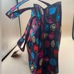 Sanrio NWT Rare 2017 Hello Kitty Large Brown Print Nylon Tote Handbag Photo 1