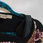 Vintage de rotchild angora silk sequin sweater Black Size M Photo 6