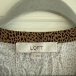 Loft  NWT Leopard Print Button Front Long Midi Dress Photo 3