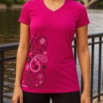 Reebok reebox v neck paisley fitness top Photo 0