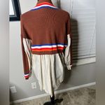 BUCKETLIST cardigan striped sweater medium Brown Photo 10