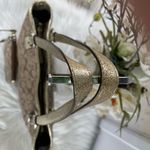 Coach Tan and Gold Star-Patterned Tote Bag with Matching Wristlet Photo 9