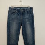 DKNY JEANS Soho Skinny Crop Jean Medium Wash Distressed Cropped Ankle Length ish Photo 3